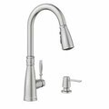 Moen Boman One-Handle High Arc Pulldown Kitchen Faucet in Spot Resist Stainless 87162SRS